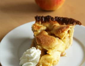 Tarte aux pommes façon américaine