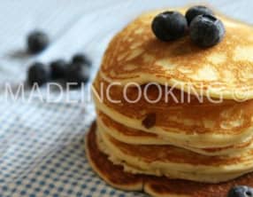 Pancakes aux myrtilles