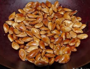 Graines de courge "popsées"