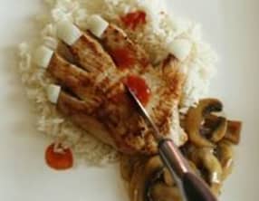 Main escalopée d'Halloween