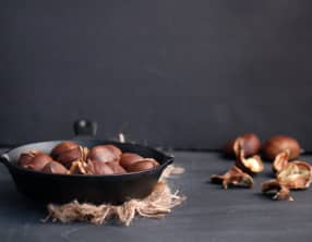 Châtaignes grillées