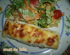 Crêpes farcies aux champignons