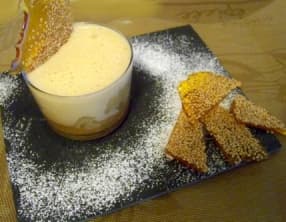 Verrines de pommes au caramel beurre salé