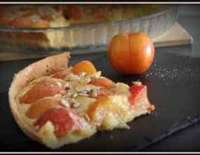 Tarte Fondante aux Prunes et Crème d'Amande