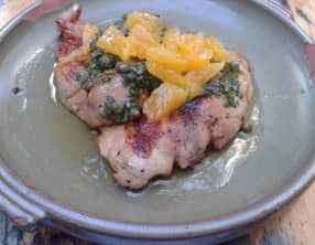 Ris de veau à l'orange