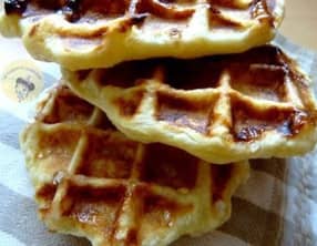 Gaufres légères en pâte à choux