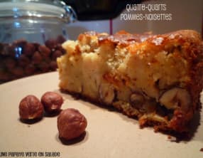 Quatre-quarts pommes-noisettes