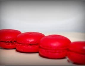 Macarons à la framboise
