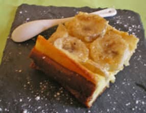Clafoutis bananes et lait de coco