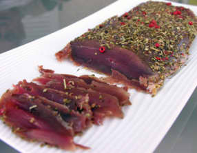 Magret de canard au sel