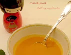 Soupe de courge gingembre combava