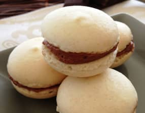 Les macarons au chocolat et au Shrubb
