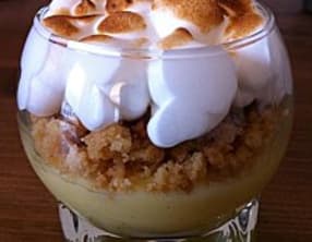 Tarte au citron meringuée façon crumble