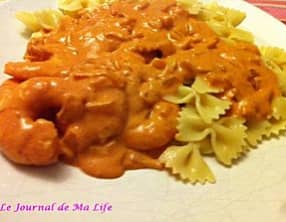 Gambas à la sauce douce