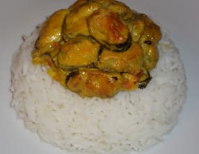 Moules au curry
