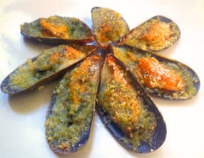 Moules Gratinées