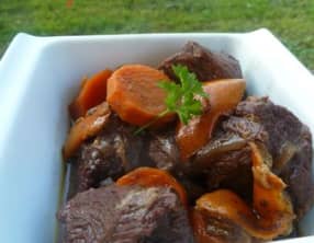 Mitonnée de boeuf aux carottes et aux oranges