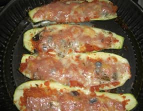 Courgettes farcies à la ricotta