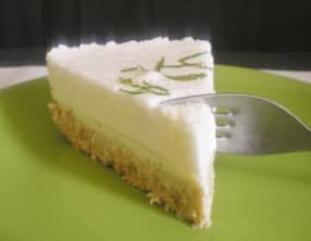 Cheesecake coco citron vert sans cuisson