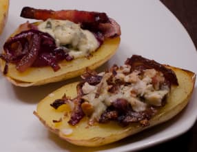 Pommes de terre farcies à la fourme d'ambert