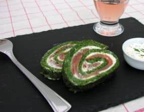 Roulé aux épinards