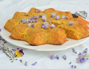 Quiche sans pâte au thon et aux carottes