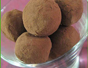 Truffes chocolat-noisettes