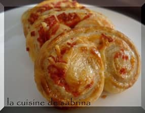 Petits palmiers salés fromage et cachir