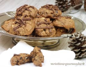 Délicieux biscuits aux trois chocolats