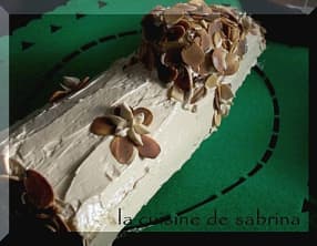 Bûche traditionnel « parfum moka »