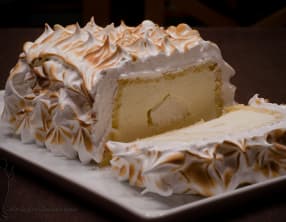 Bûche au citron meringuée