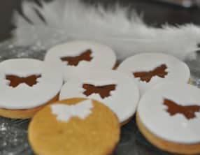 Sablés marshmallow et confiture de lait