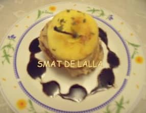 Boudin blanc au pomme et sauce vanille