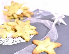 Cookies étoilés au thé à la mirabelles