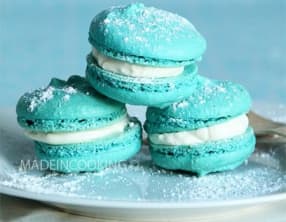 Macarons au chocolat blanc