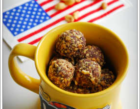 Truffes chocolat noir caraibes et cacahuetes