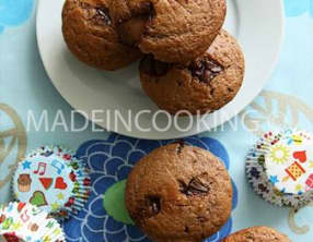 Muffins tout choco et banane