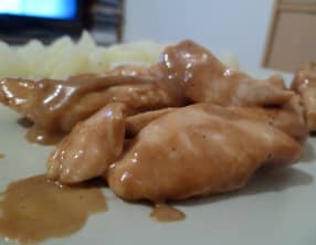Blancs de poulet sauce miel et balsamique