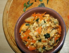 Cassolette de moule à ma façon