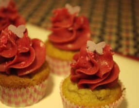 Cupcakes Kinder®, Milka® et Fraise Litchi