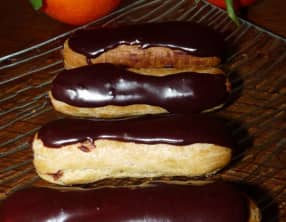 Mini éclairs chocolat-noisette