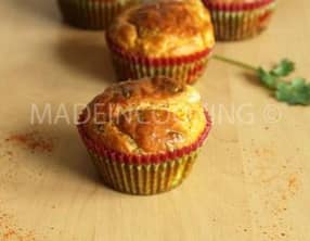 Muffins au chèvre et à la coriandre