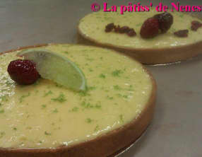 Tarte framboise-passion