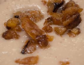 Velouté de céleri aux châtaignes