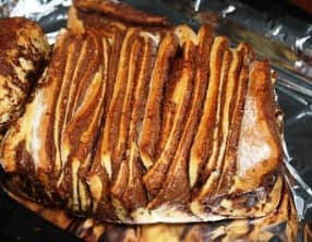 Brioche à effeuiller au Nutella