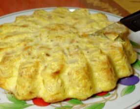 Quiche au cantal et au potiron