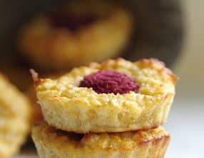 Petites bouchées à la framboise