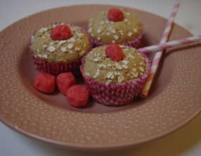 Muffins flocons d’avoine et fraise tagada®