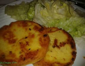 Panelle ou galette de farine de pois chiches