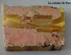 Terrine de foie gras aux poires